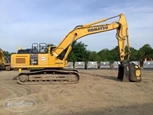 Back of Used Excavator for Sale,Side of Komatsu Excavator for Sale,Used Komatsu Excavator in yard for Sale